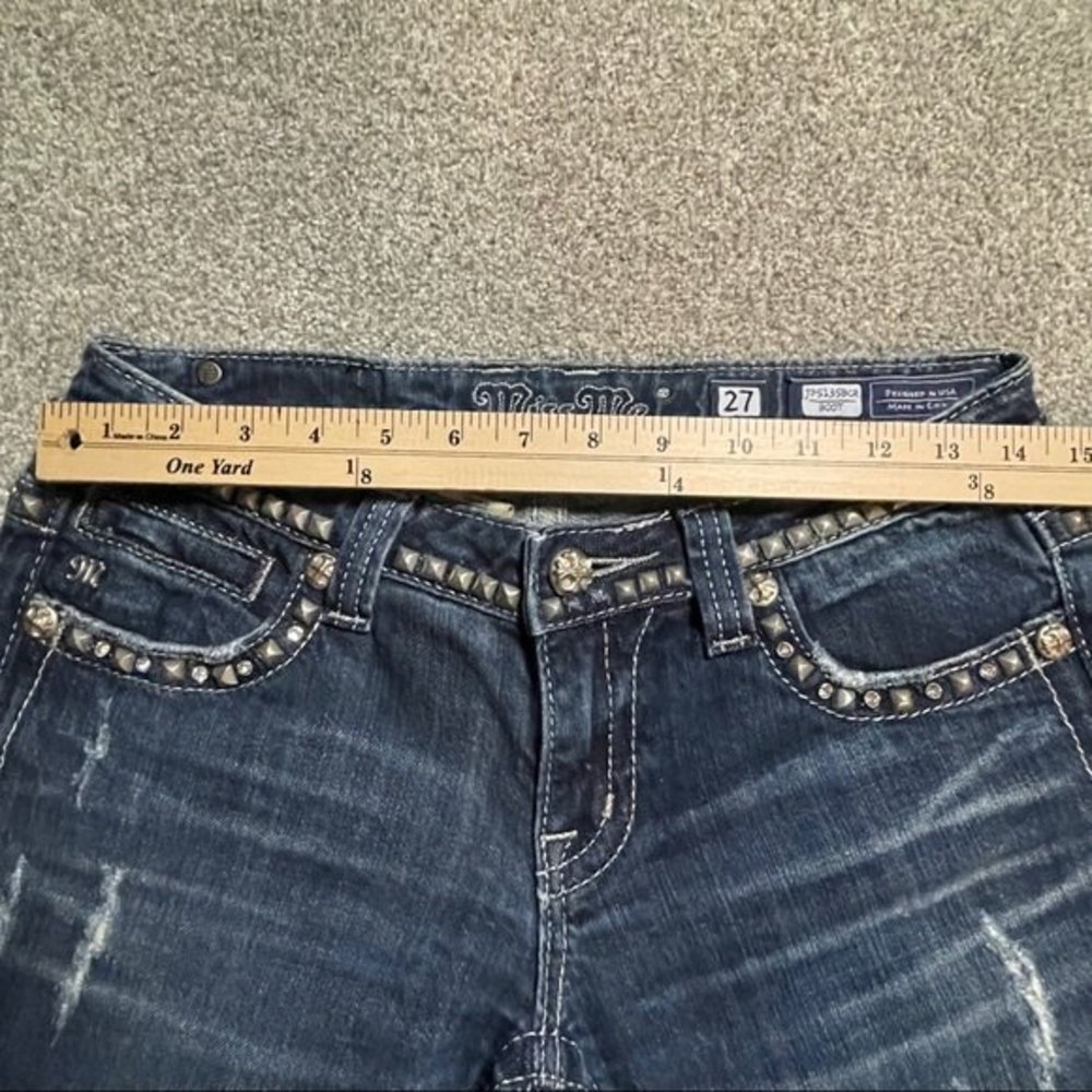 Miss Me Signature Boot Cut 27 Stretch Embellished - Picture 6 of 8